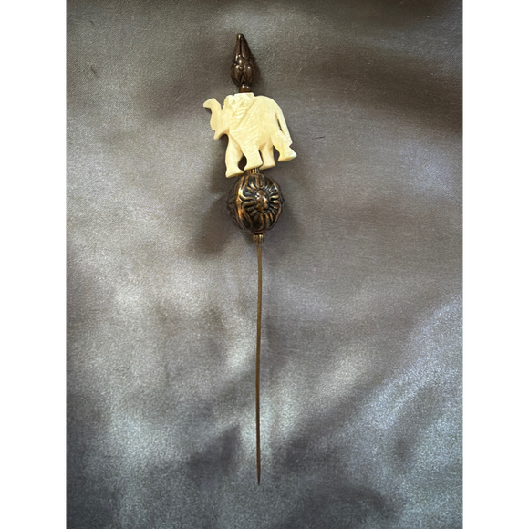No label Accessories - No label Elephant Hat Pin in Gold